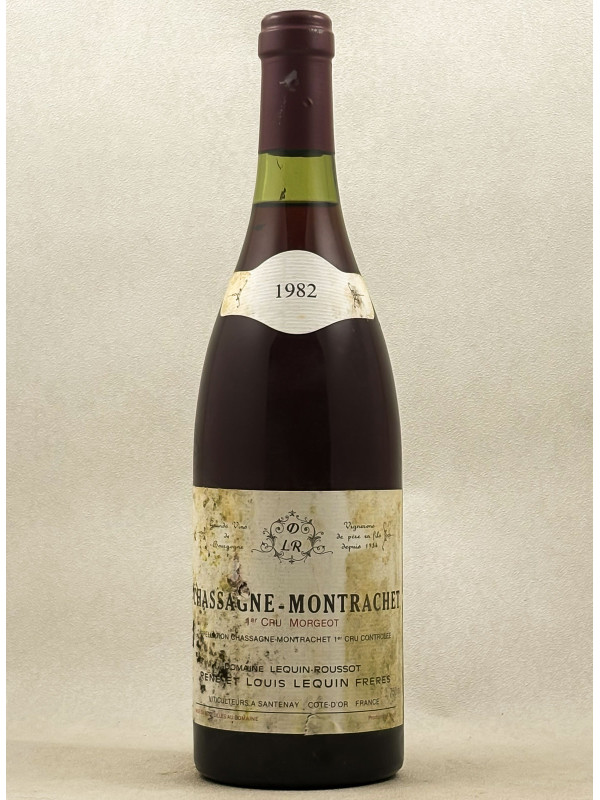 Louis Lequin - Chassagne Montrachet Rouge1er cru "Morgeot" 1982