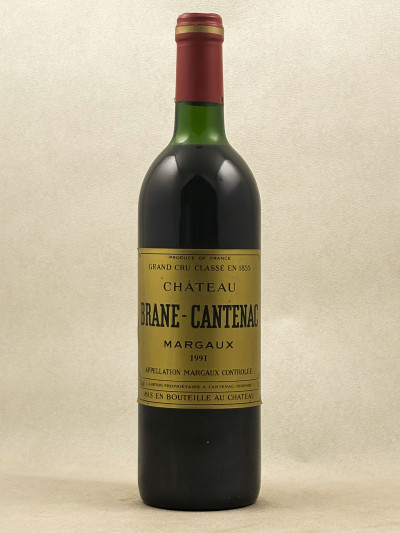 Brane Cantenac - Margaux 1991