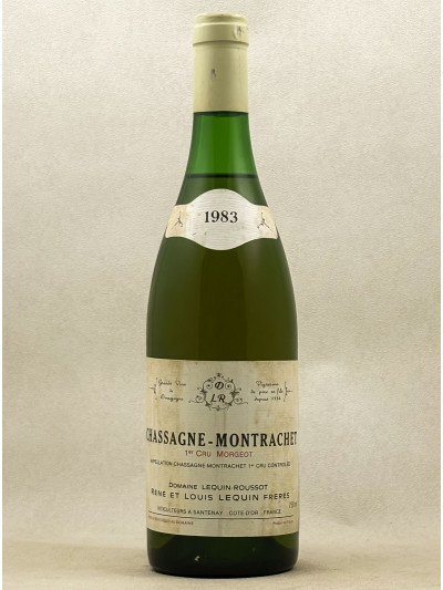 Louis Lequin - Chassagne Montrachet 1er cru "Morgeot" 1983