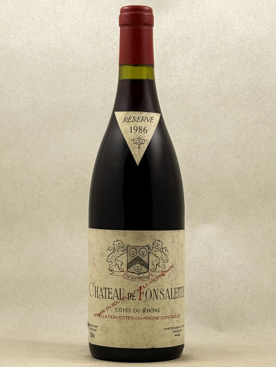 Fonsalette - Côtes du Rhône 1986