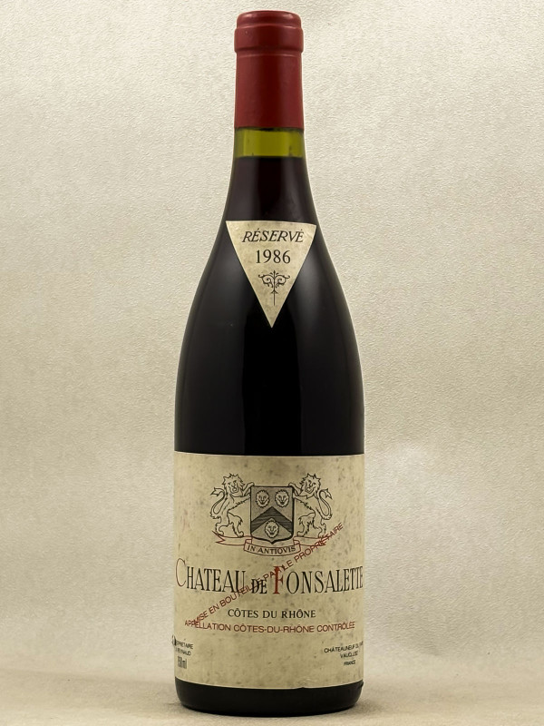 Fonsalette - Côtes du Rhône 1986