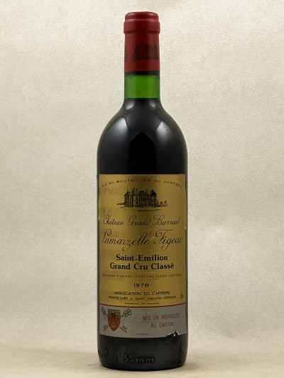 Grand Barrail Lamarzelle Figeac - Saint Emilion 1978