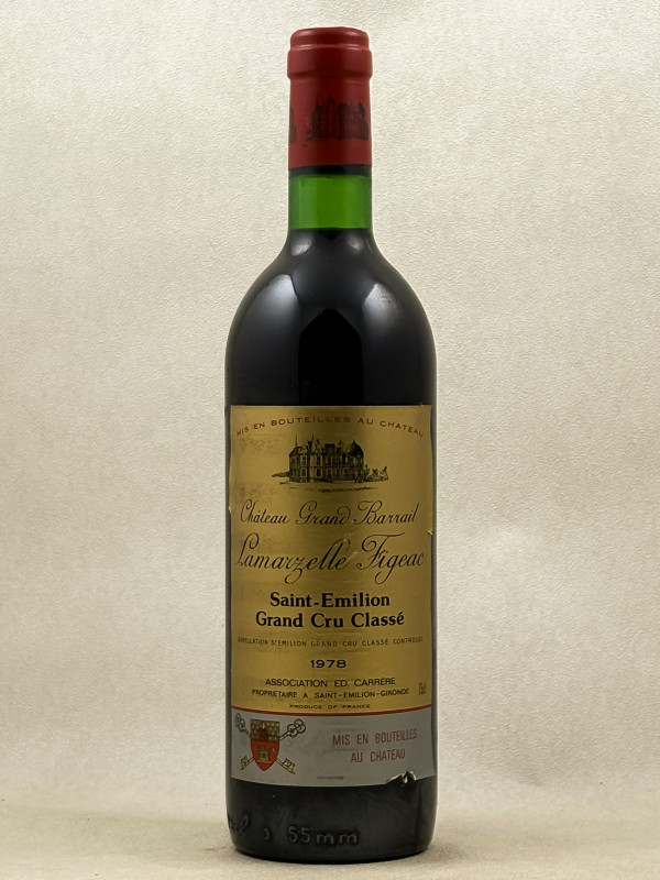 Grand Barrail Lamarzelle Figeac - Saint Emilion 1978
