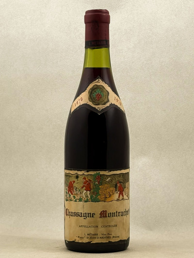Métairie - Chassagne Montrachet rouge 1970