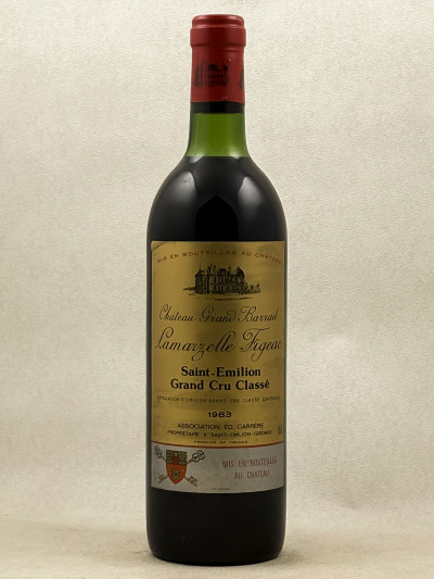 Grand Barrail Lamarzelle Figeac - Saint Emilion 1983
