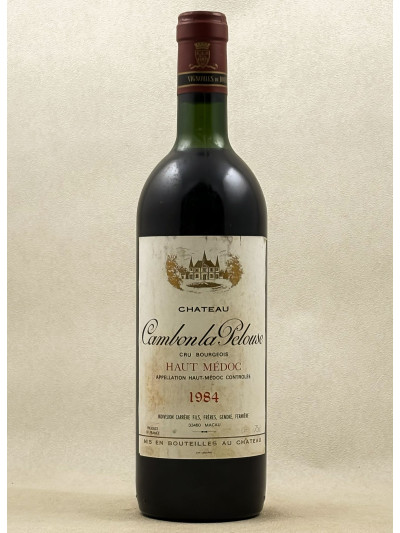 Cambon la Pelouse - Haut Médoc 1984