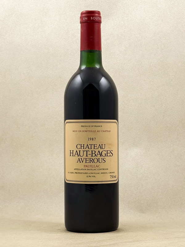 Haut Bages Averous - Pauillac 1987