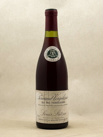 Louis Latour - Pernand Vergelesses 1er cru "Iles des Vergelesses" 1982