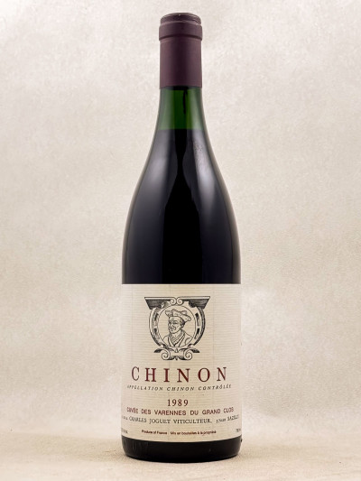 Charles Joguet - Chinon "Les Varennes du Grand Clos" 1989
