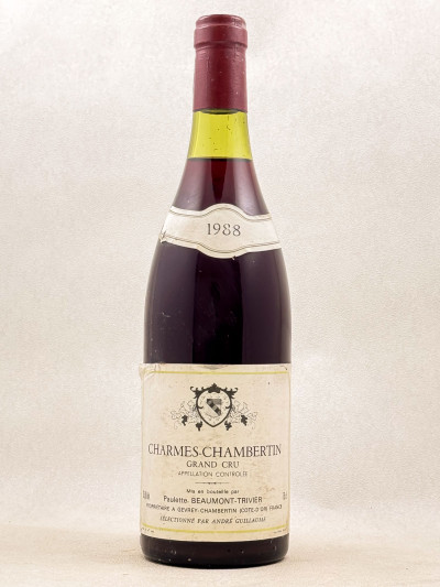 Beaumont Trivier - Charmes Chambertin 1988