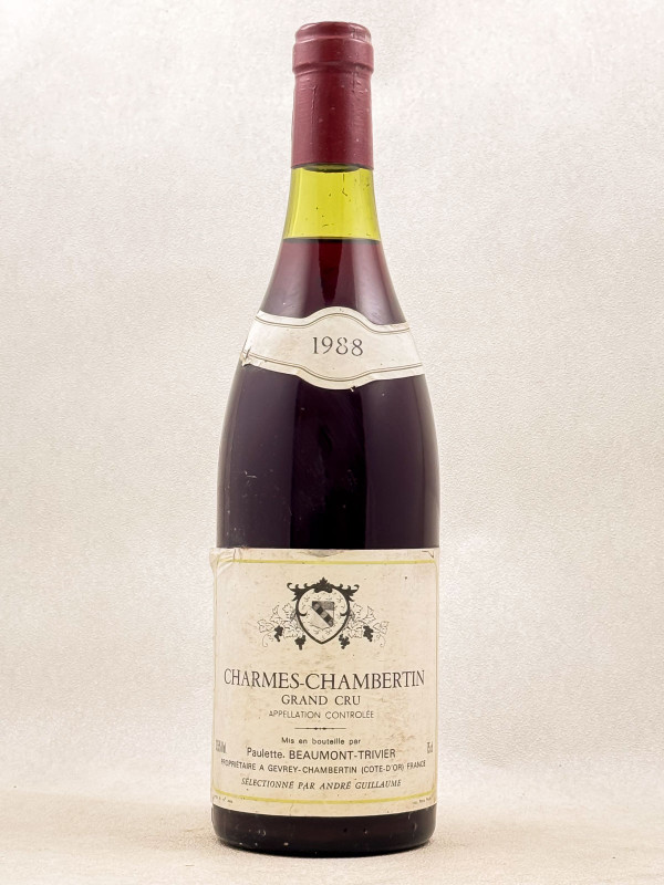 Beaumont Trivier - Charmes Chambertin 1988