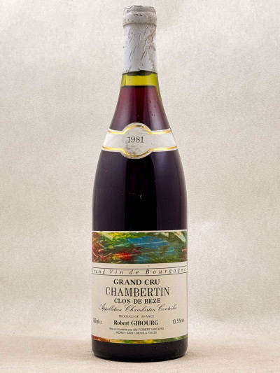 Robert Gibourg - Chambertin Clos de Bèze 1981