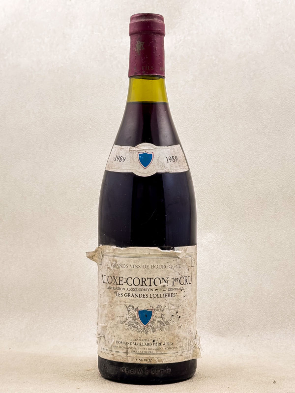 Maillard - Aloxe Corton 1er cru "Grandes Lollières" 1989
