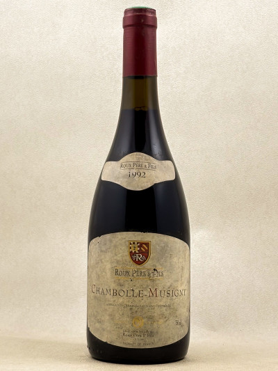 Roux Père & Fils - Chambolle Musigny 1992