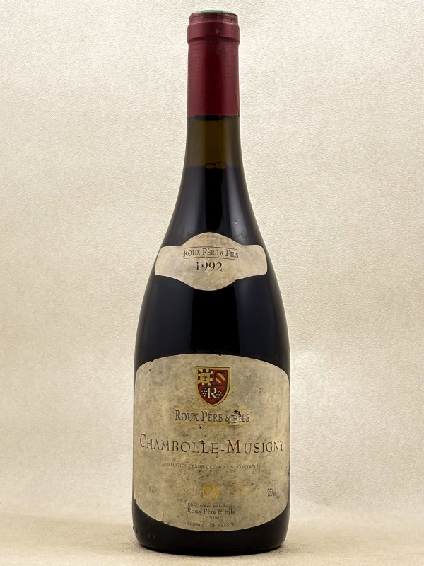 Roux Père & Fils - Chambolle Musigny 1992