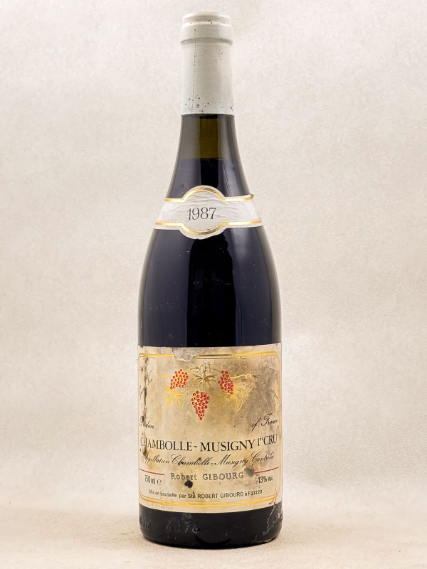 Robert Gibourg - Chambolle Musigny 1er cru 1987