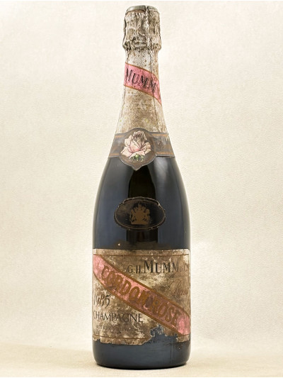 Champagne Mumm "Cordon rosé" 1985