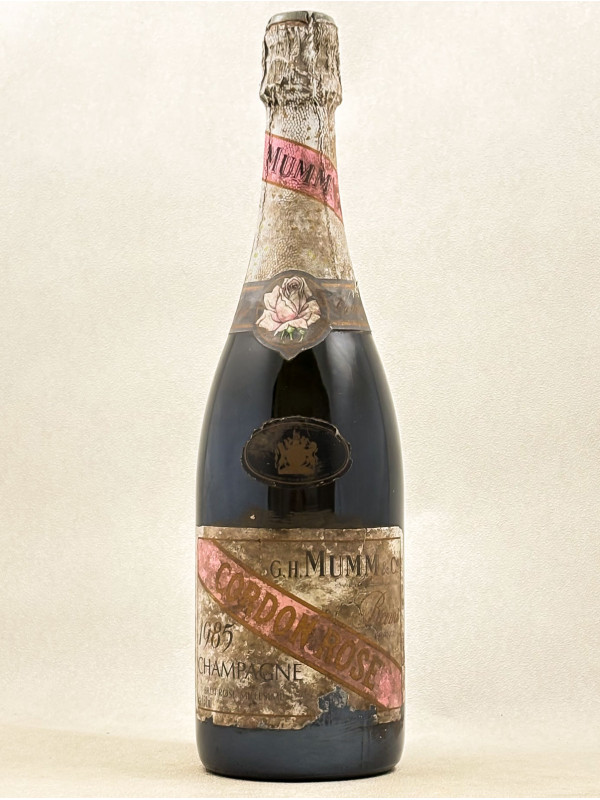 Champagne Mumm "Cordon rosé" 1985