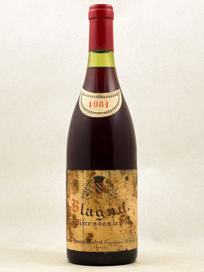 Matrot - Blagny 1er cru "La Pièce Sous le Bois" 1981