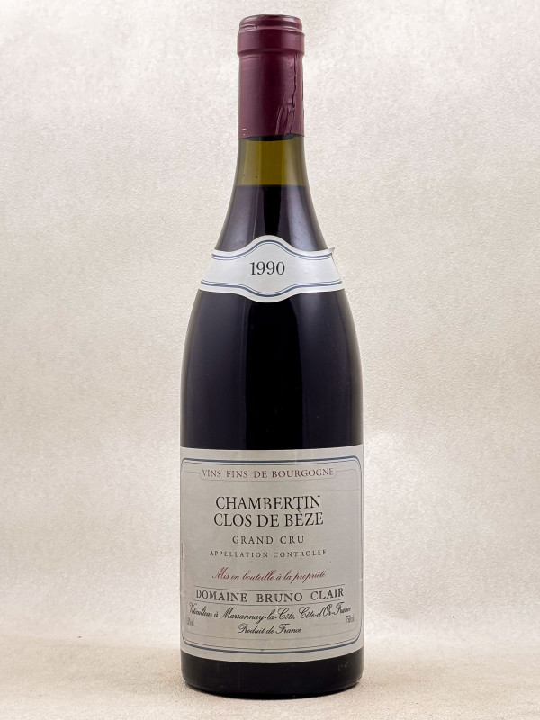 Bruno Clair - Chambertin Clos de Bèze 1990
