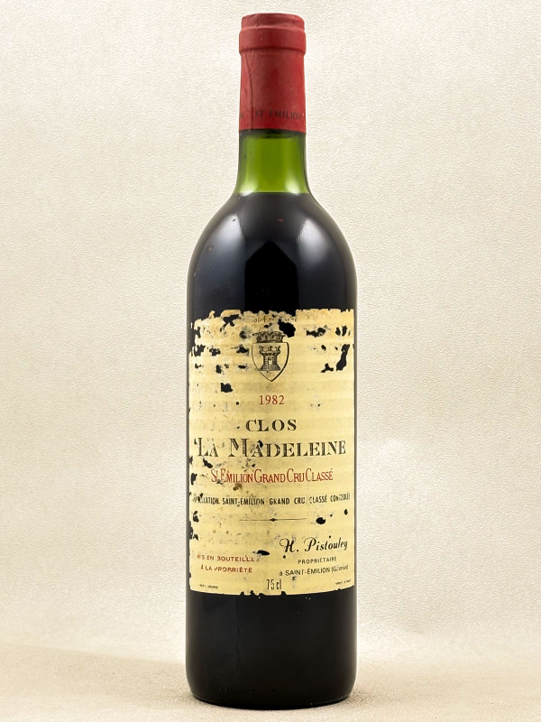 Clos de la Madeleine - Saint Emilion 1982