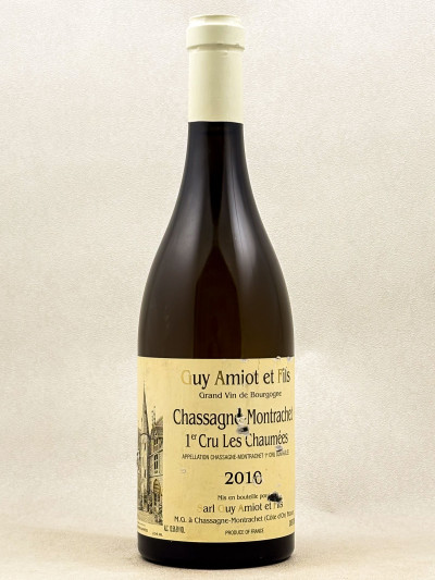 Guy Amiot - Chassagne Montrachet 1er cru "Chaumées" 2010