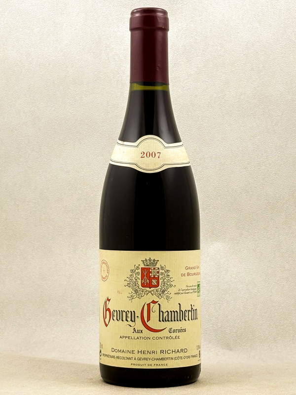 Henri Richard - Gevrey Chambertin "Aux Corvées" 2007