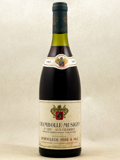 Dufouleur Père & Fils - Chambolle Musigny 1er cru "Charmes" 1983