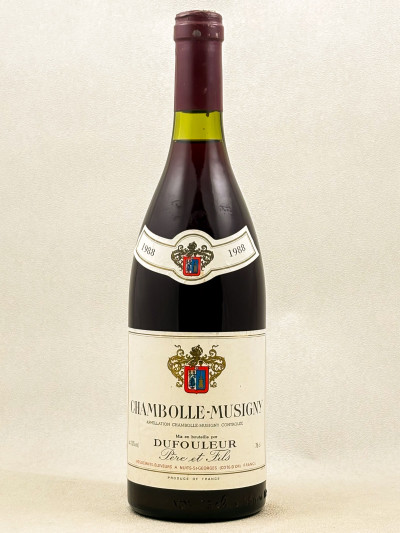 Dufouleur Père & Fils - Chambolle Musigny 1988