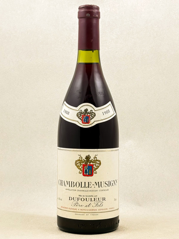 Dufouleur Père & Fils - Chambolle Musigny 1988