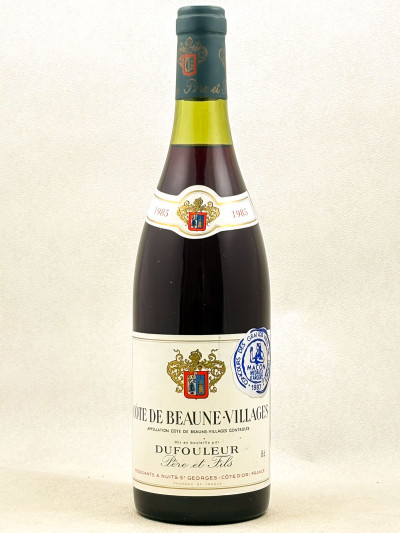 Dufouleur Père & Fils - Côte de Beaune Villages 1985