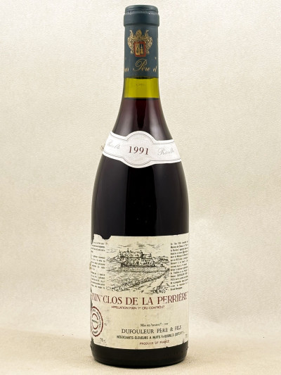 Dufouleur Père & Fils - Fixin "Clos de la Perrière" 1991