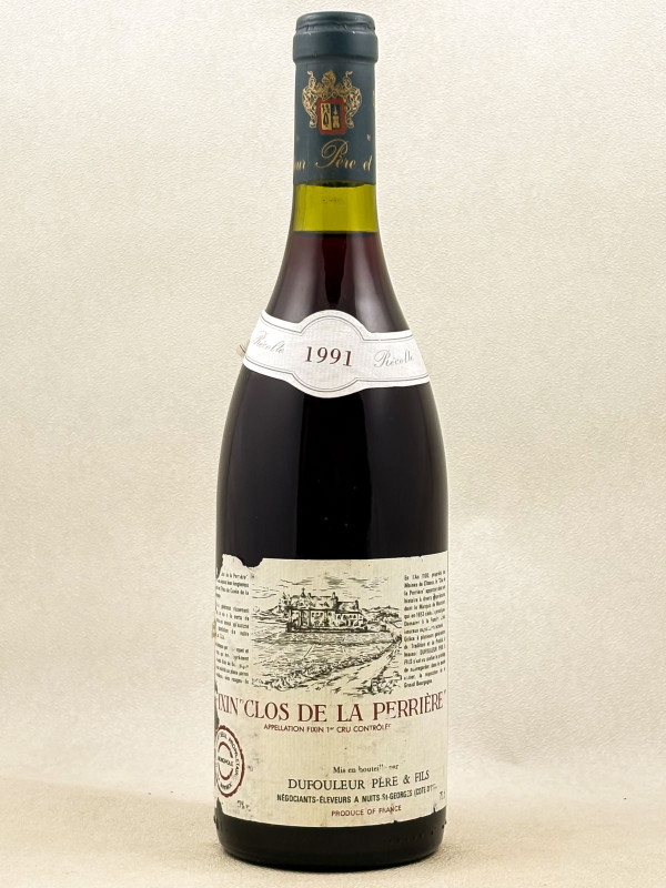 Dufouleur Père & Fils - Fixin "Clos de la Perrière" 1991