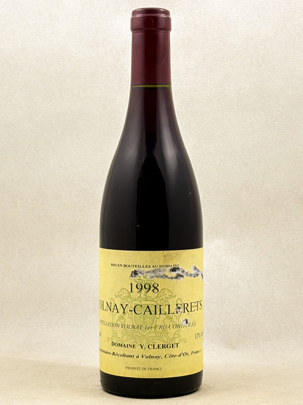 Yvon Clerget - Volnay 1er Cru "Les Caillerets" 1998