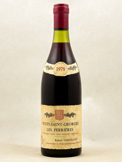 Robert Chevillon - Nuits Saint Georges "Perrières" 1978
