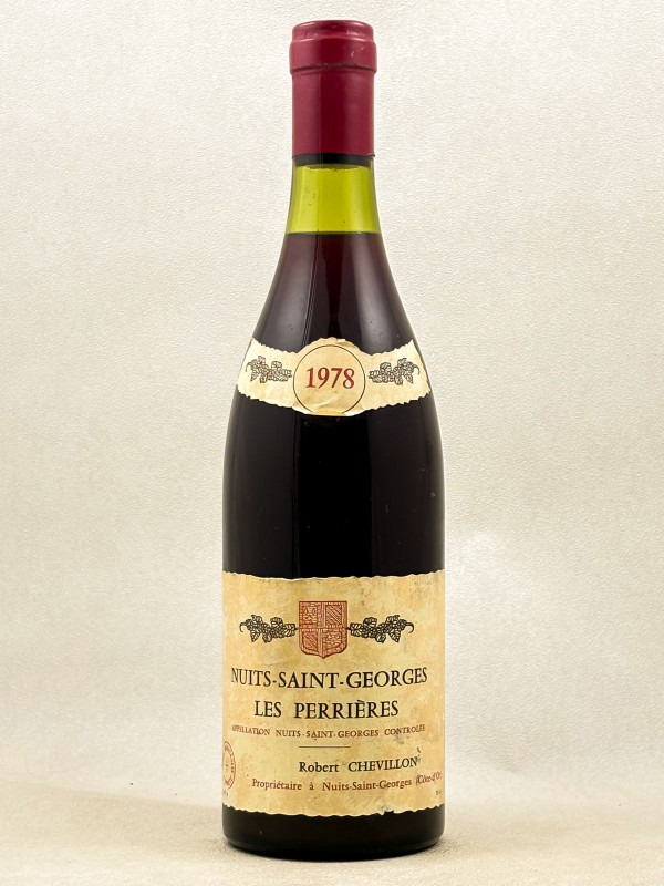 Robert Chevillon - Nuits Saint Georges "Perrières" 1978