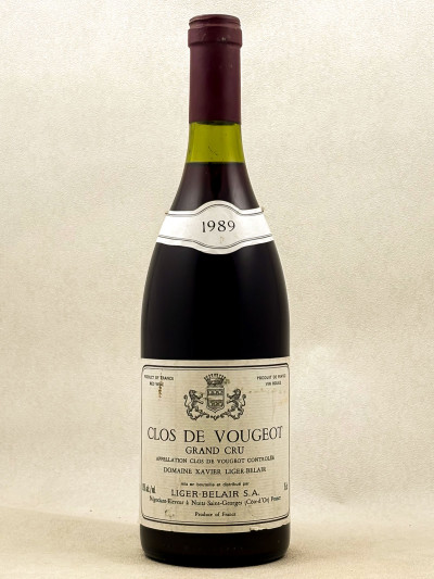 Xavier Liger Belair - Clos Vougeot 1989