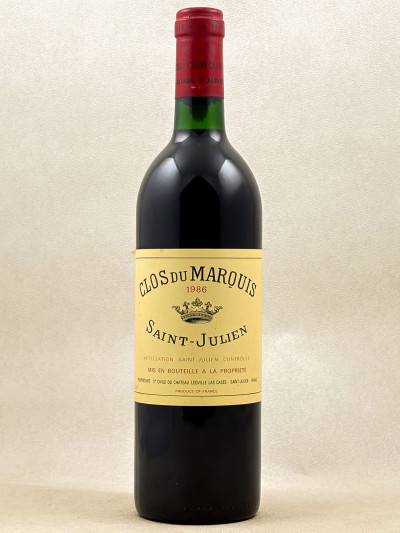 Clos du Marquis - Saint Julien 1986