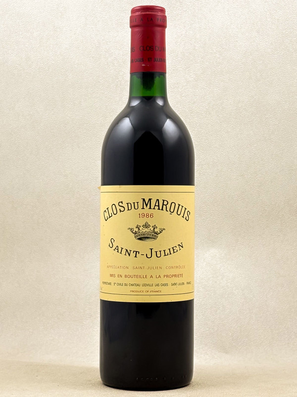Clos du Marquis - Saint Julien 1986