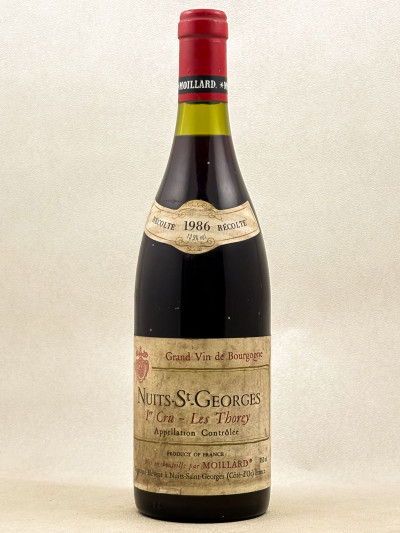 Thomas Moillard - Nuits Saint Georges 1er Cru "Les Thorey" 1986