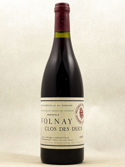 Marquis d'Angerville - Volnay 1er cru "Clos des Ducs" 2001