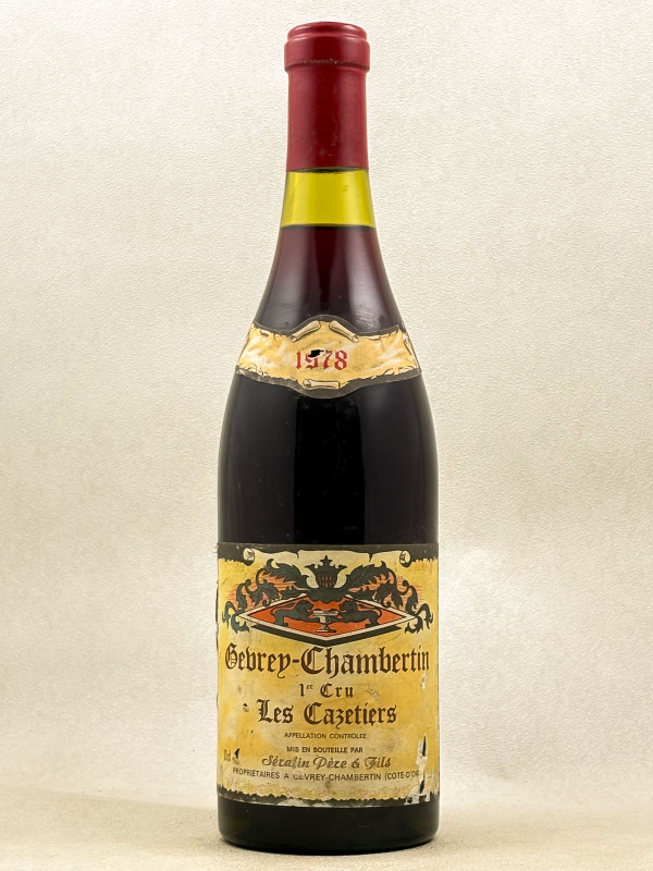 Serafin - Gevrey Chambertin 1er cru "Cazetier" 1978