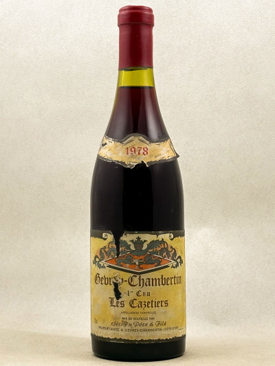 Serafin - Gevrey Chambertin 1er cru "Cazetier" 1978