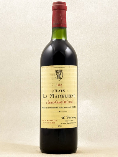 Clos de la Madeleine - Saint Emilion 1982