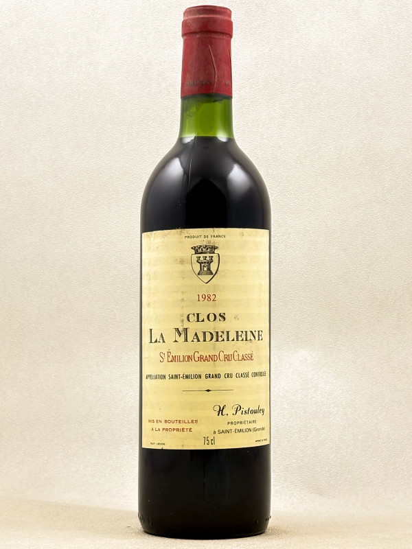Clos de la Madeleine - Saint Emilion 1982
