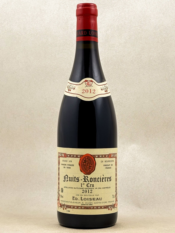 Loiseau - Nuits Saint Georges 1er cru "Roncières" 2012