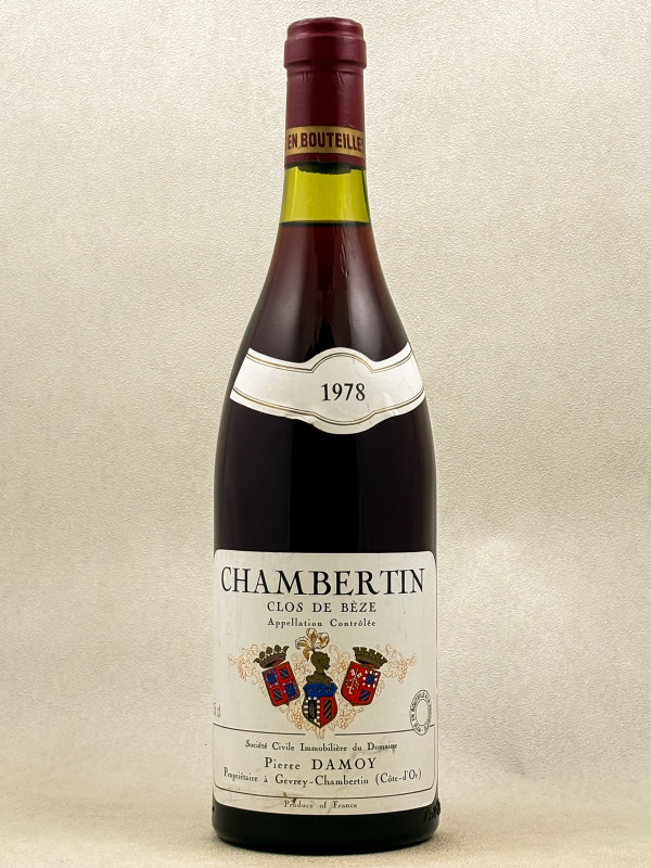 Pierre Damoy - Chambertin Clos de Bèze 1978