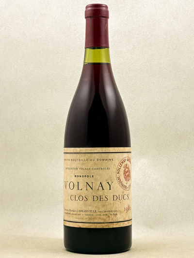 Marquis d'Angerville - Volnay 1er cru "Clos des Ducs" 2001