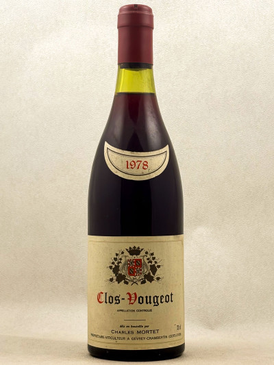 Charles Mortet - Clos Vougeot 1978