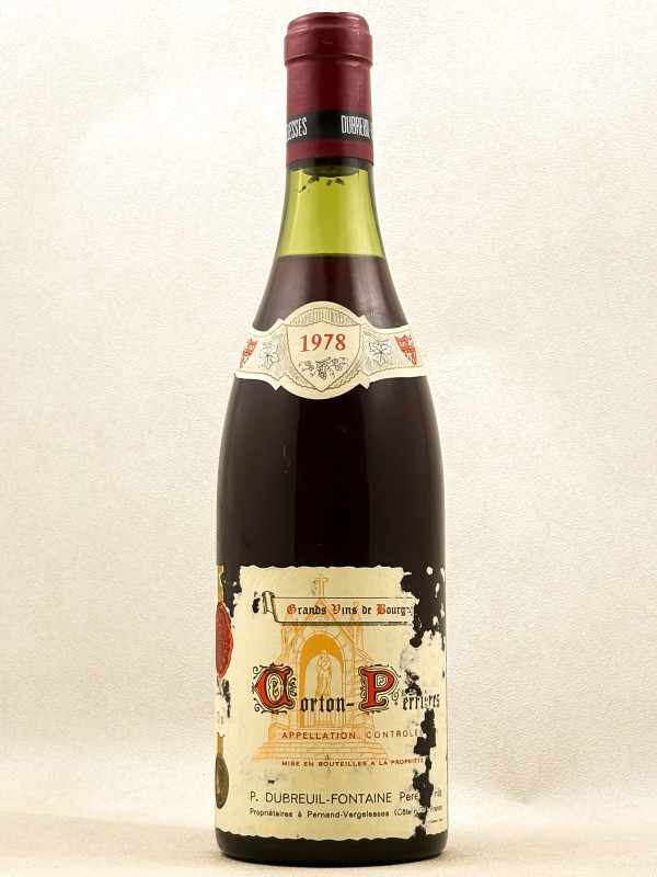 Dubreuil-Fontaine - Corton "Perrières" 1978